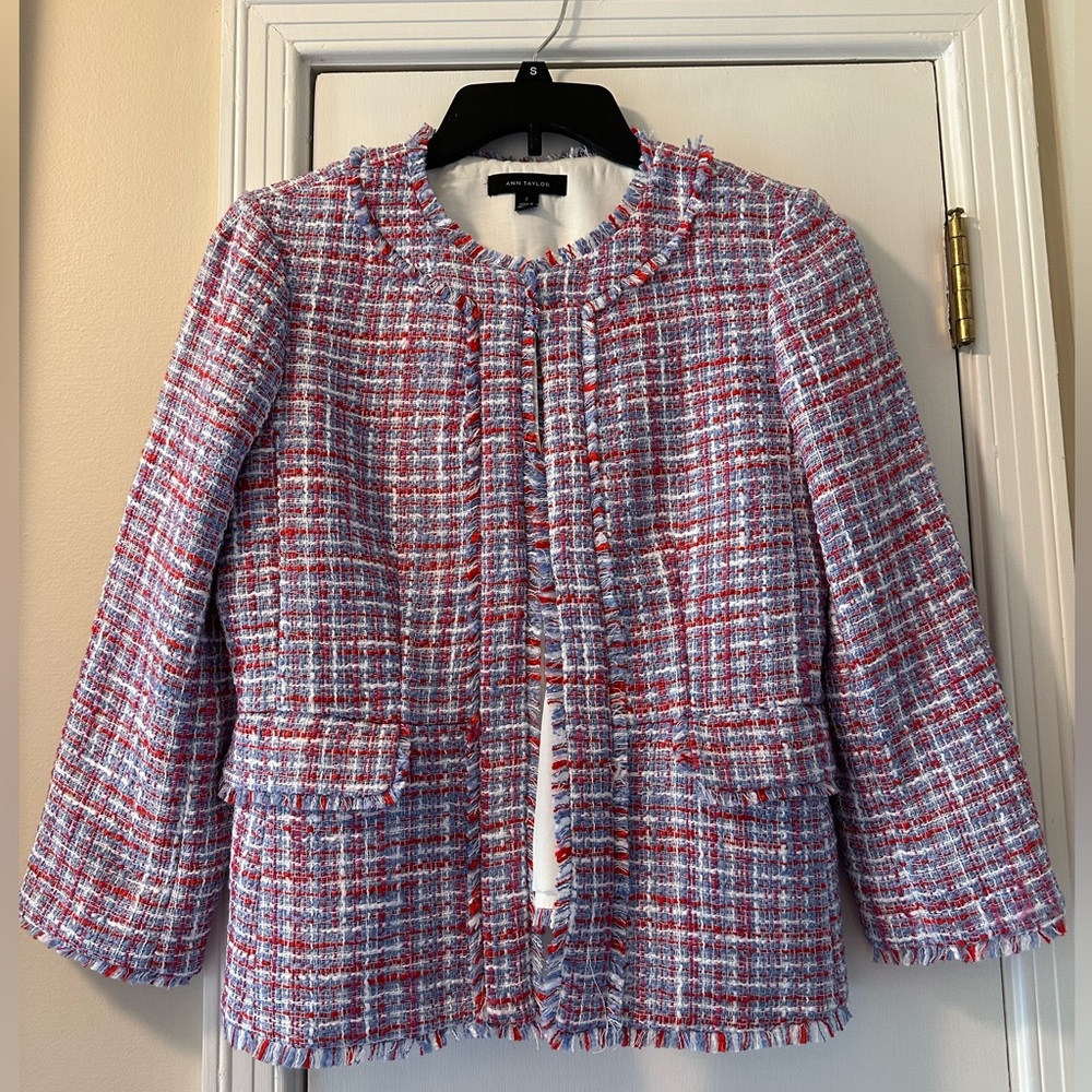 Ann Taylor tweed jacket Size 2